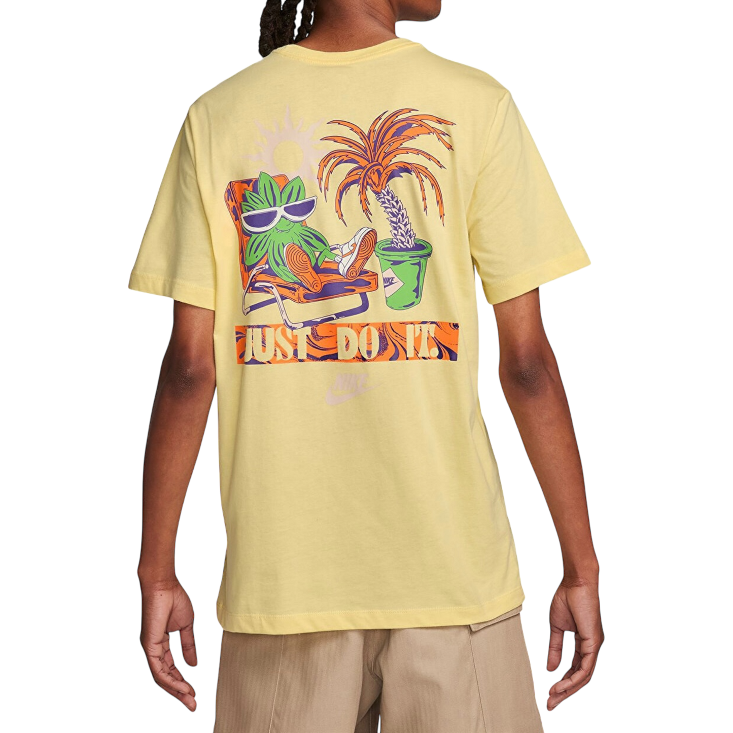 Nike Men's Spring Break Hippie Beach Plant Tropical T-Shirt