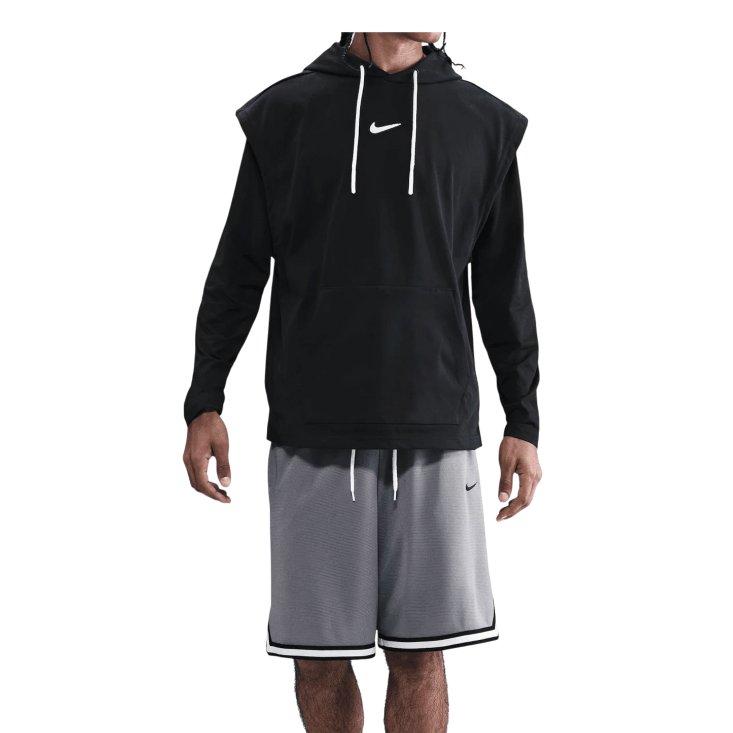Nike Dri-FIT Sleeveless Basketball Hoodie Black