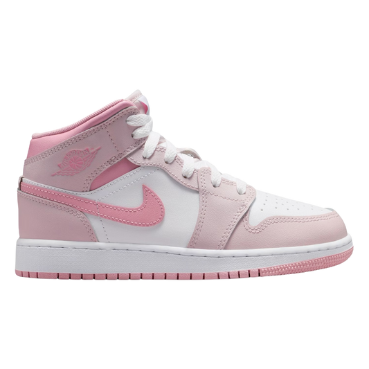 AIR JORDAN 1 MID PEARL PINK/MEDIUM SOFT PINK-WHITE