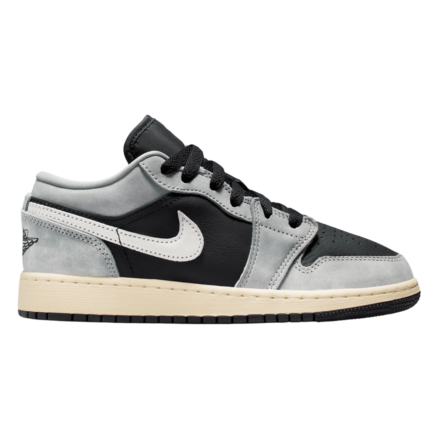 Air Jordan 1 Low SE GS Light Smoke Grey Sail
