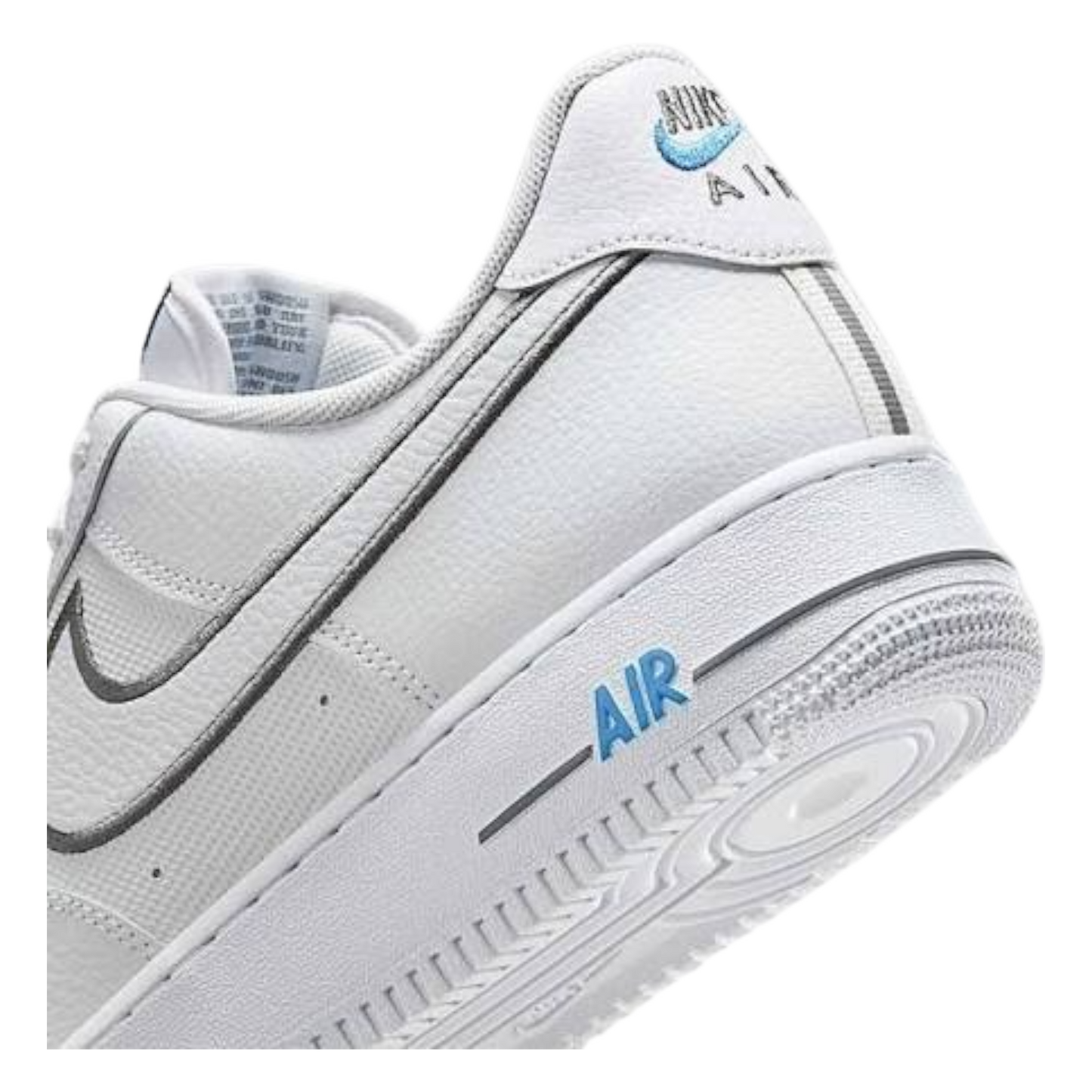 NIKE AIR FORCE 1 LOW COOL GREY PHOTO BLUE