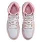 AIR JORDAN 1 MID PEARL PINK/MEDIUM SOFT PINK-WHITE