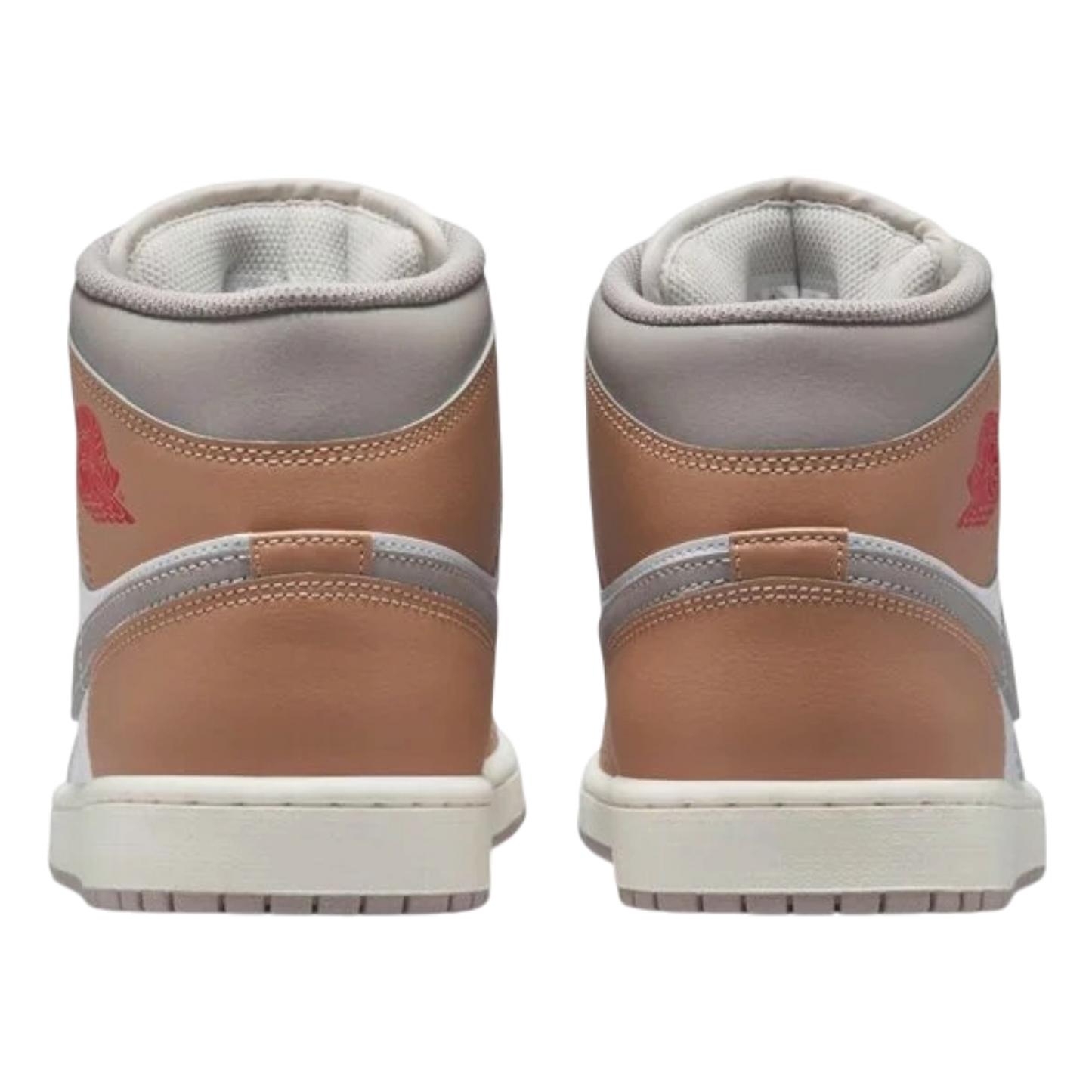 Jordan 1 Mid Rattan White College Grey