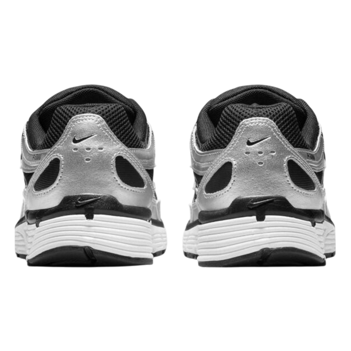 Nike P-6000 Metallic Silver Black White